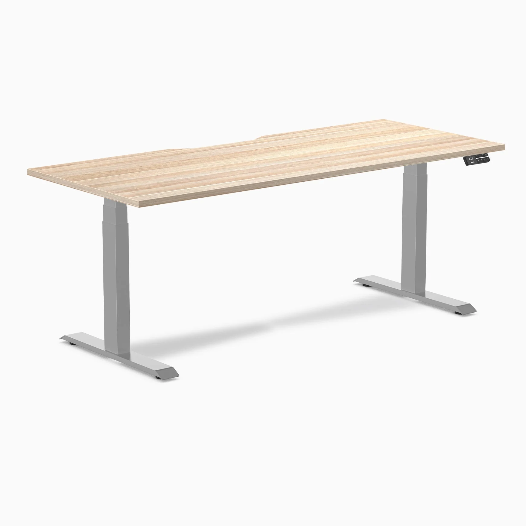 Desky Dual Scalloped Melamine Sit Stand Desk - Image 102