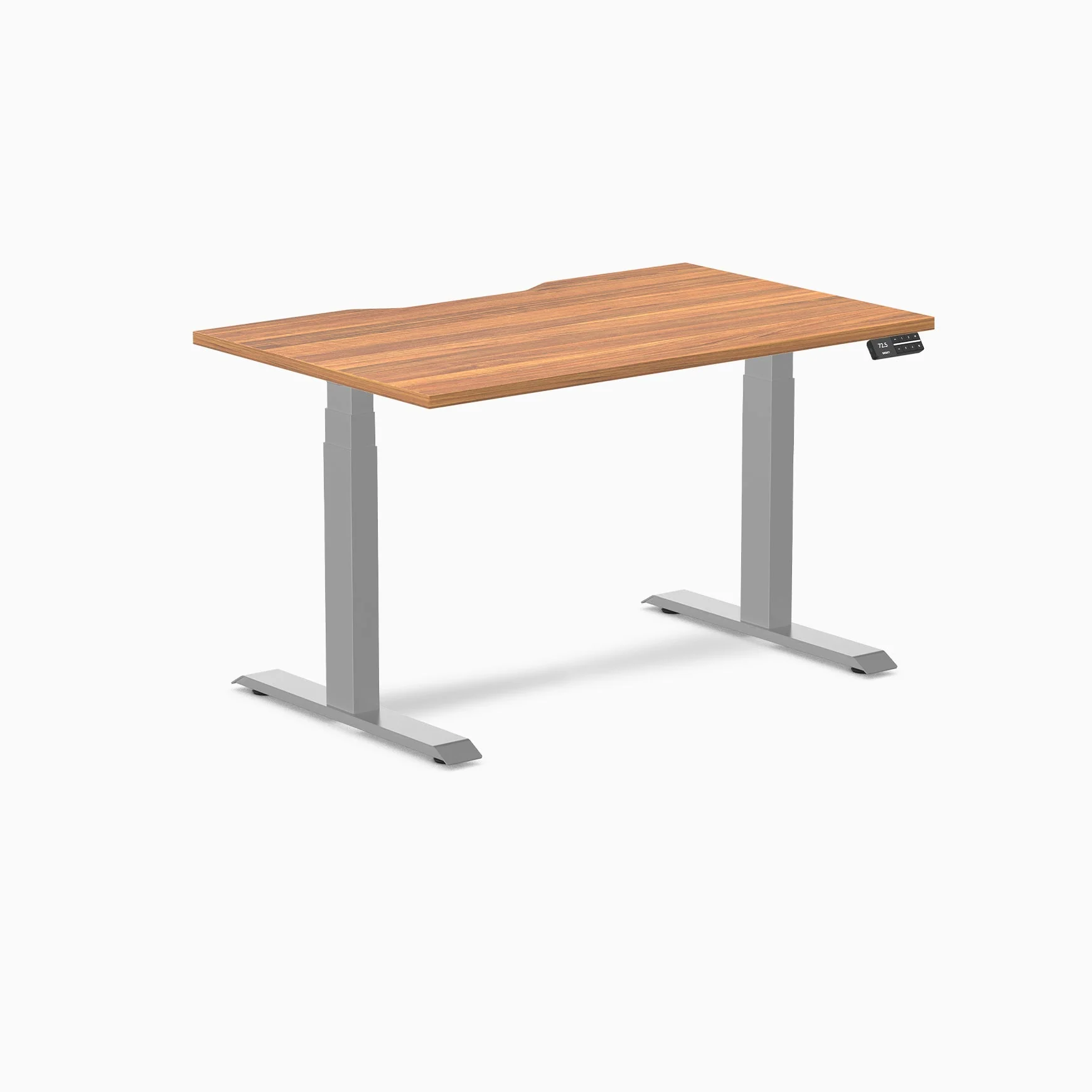 Desky Dual Scalloped Melamine Sit Stand Desk - Image 109