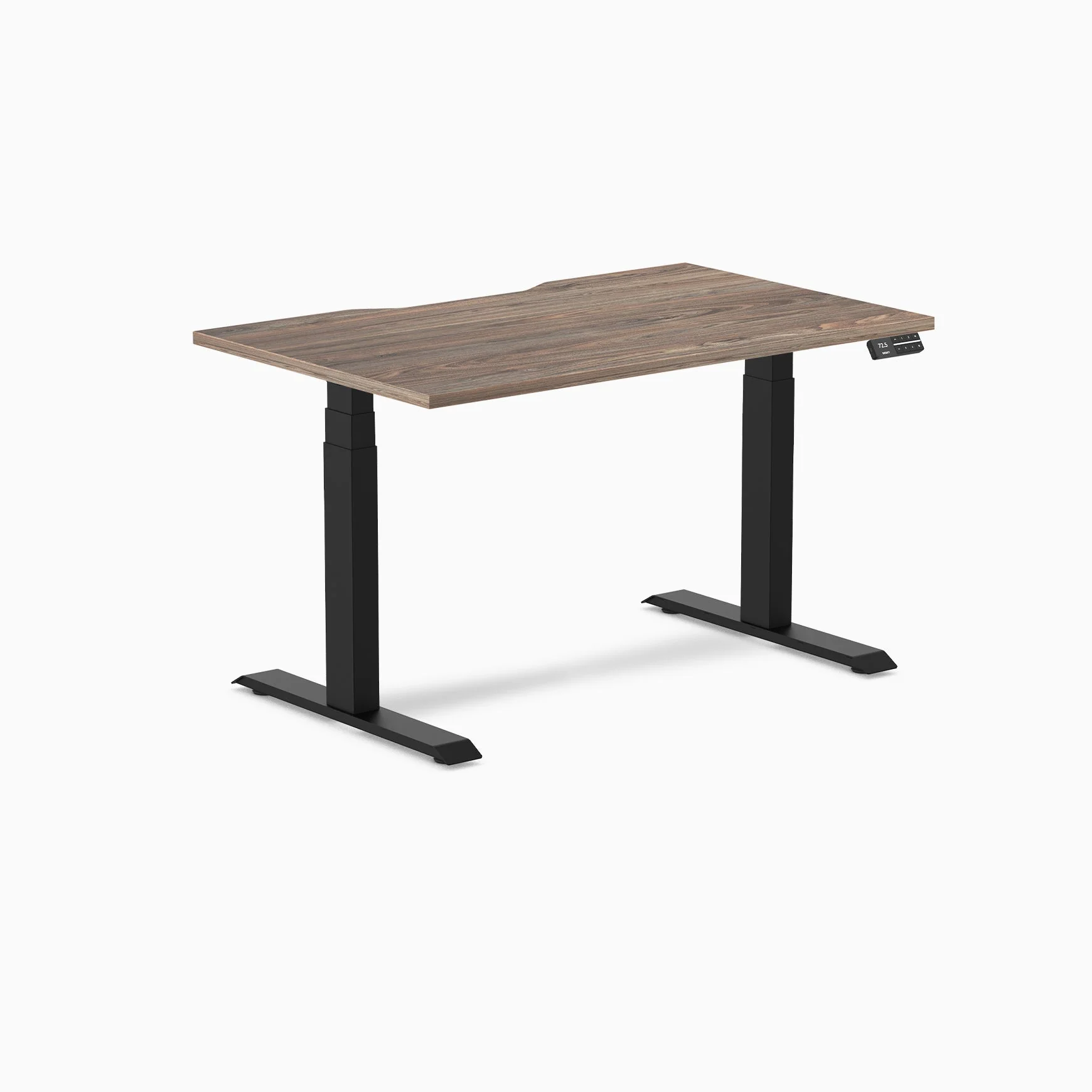 Desky Dual Scalloped Melamine Sit Stand Desk - Image 58