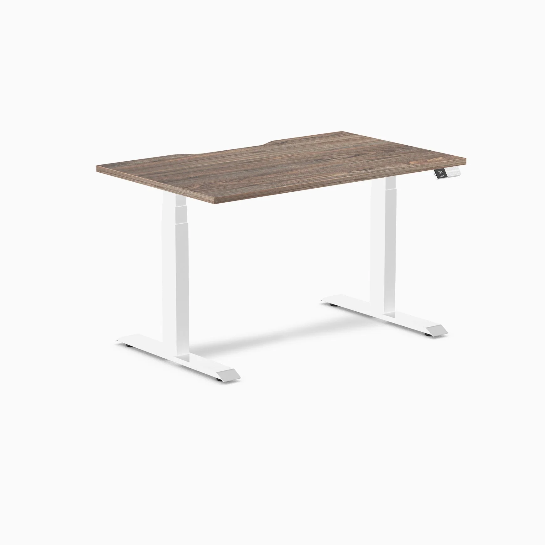 Desky Dual Scalloped Melamine Sit Stand Desk - Image 59