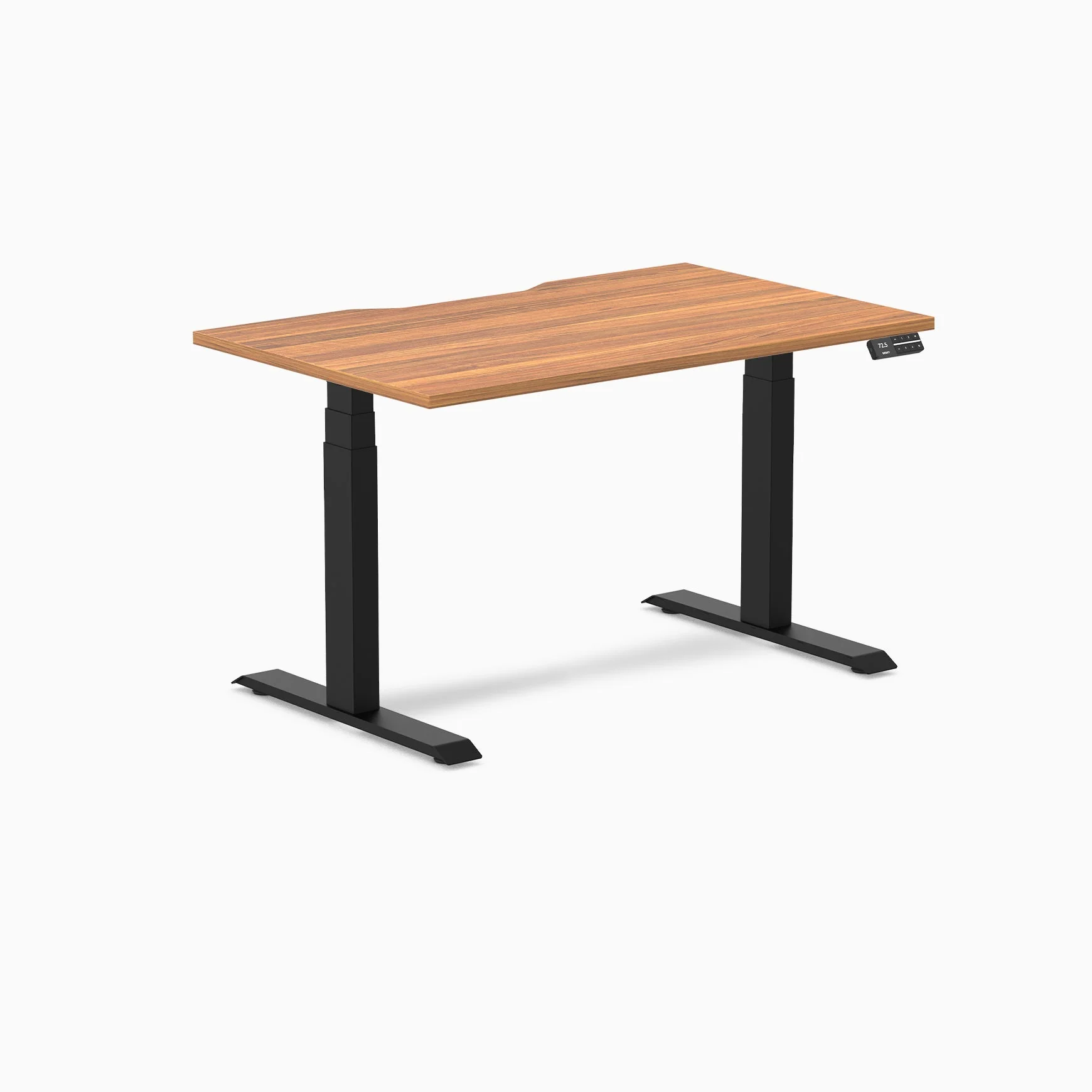 Desky Dual Scalloped Melamine Sit Stand Desk - Image 68