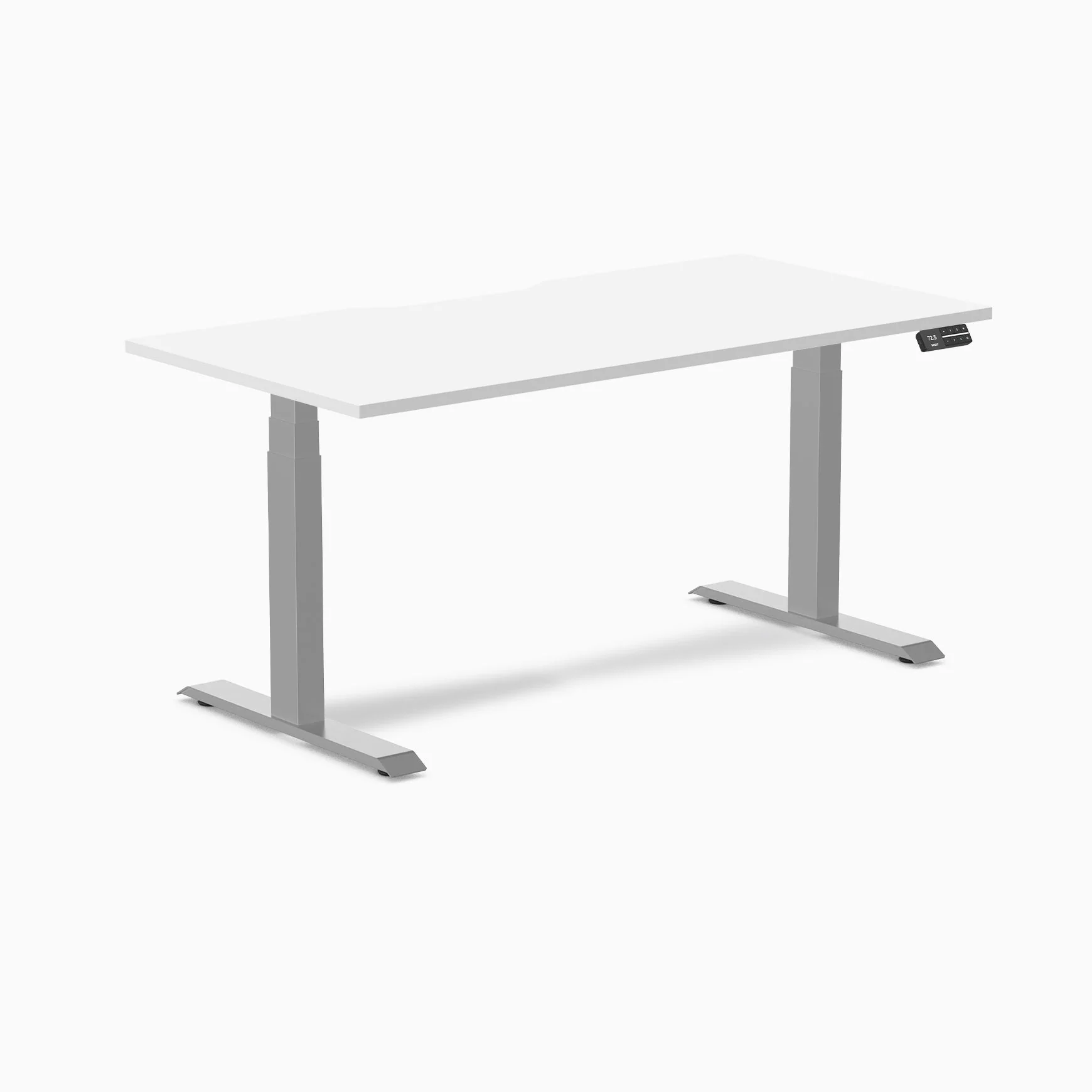 Desky Dual Scalloped Melamine Sit Stand Desk - Image 95