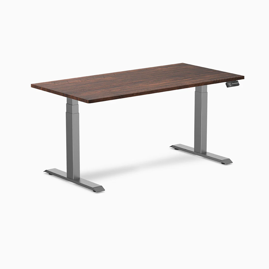 Desky Dual Softwood Sit Stand Desk - Image 14