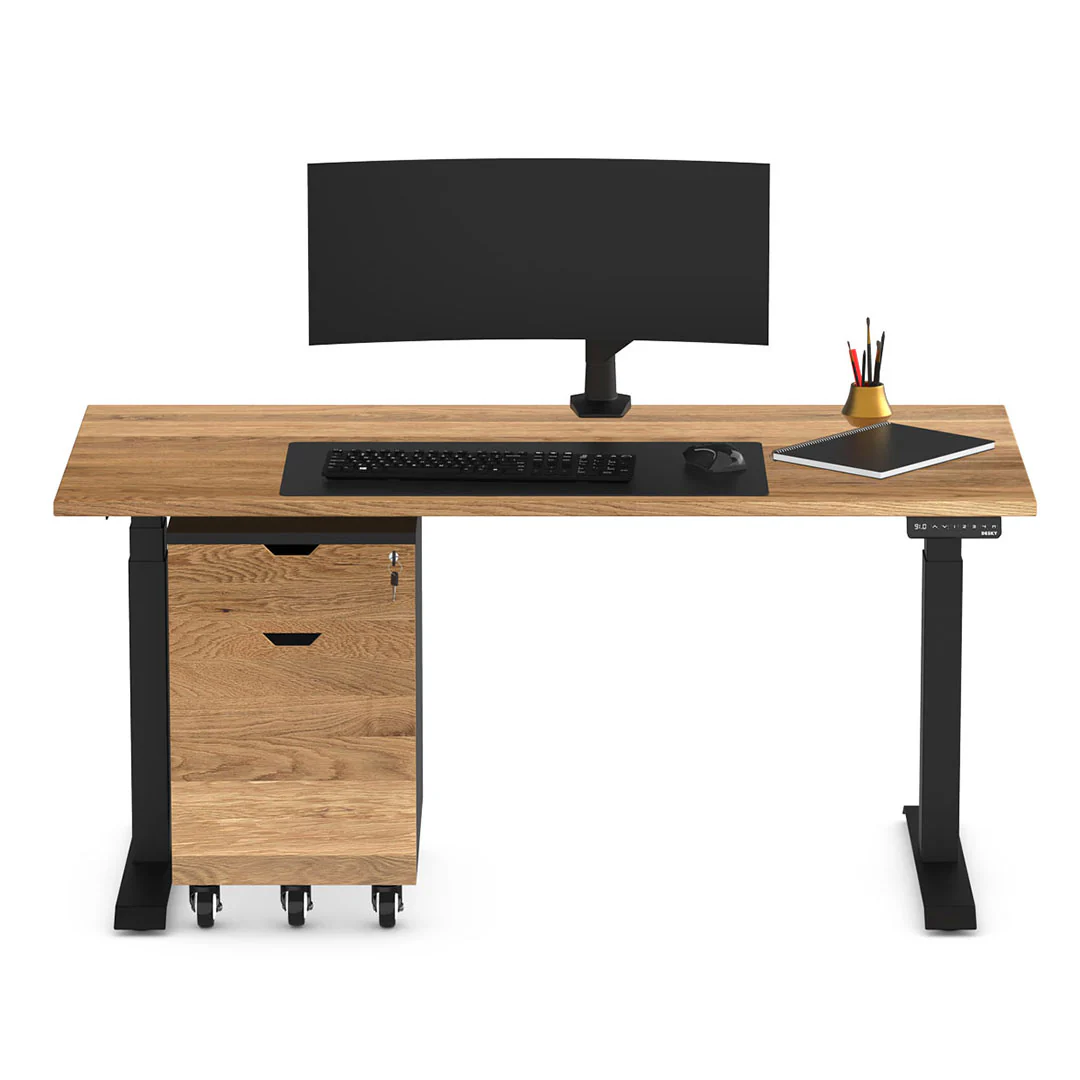 Desky Minimal Wooden Filing Cabinet - Image 4
