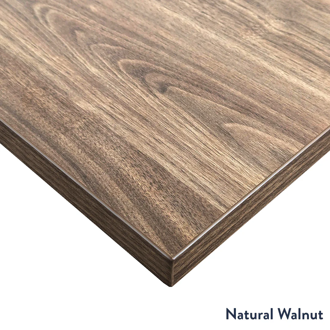 Desky Eco L-Shape Melamine Sit Stand Desk - Image 7