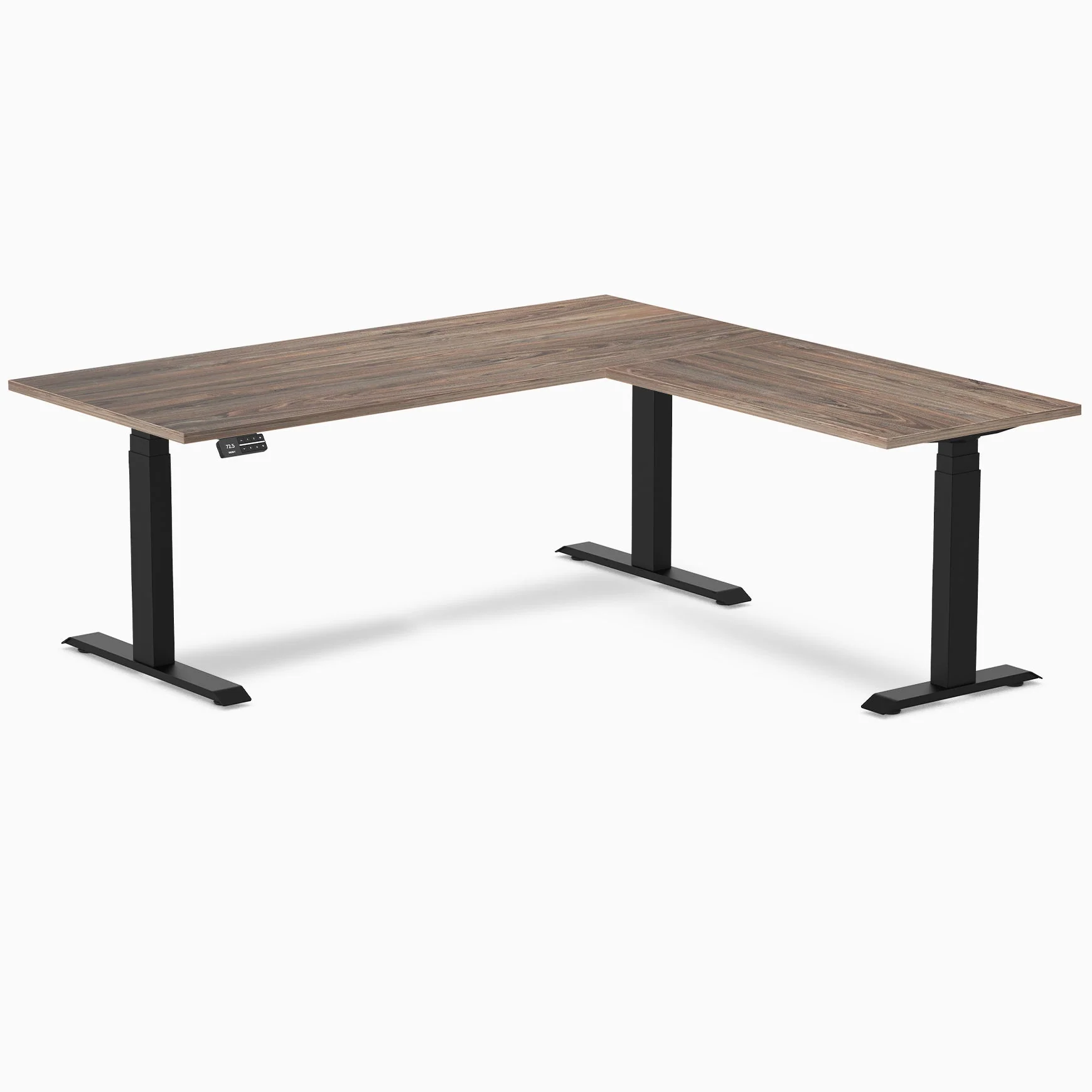 Desky Eco L-Shape Melamine Sit Stand Desk - Image 44