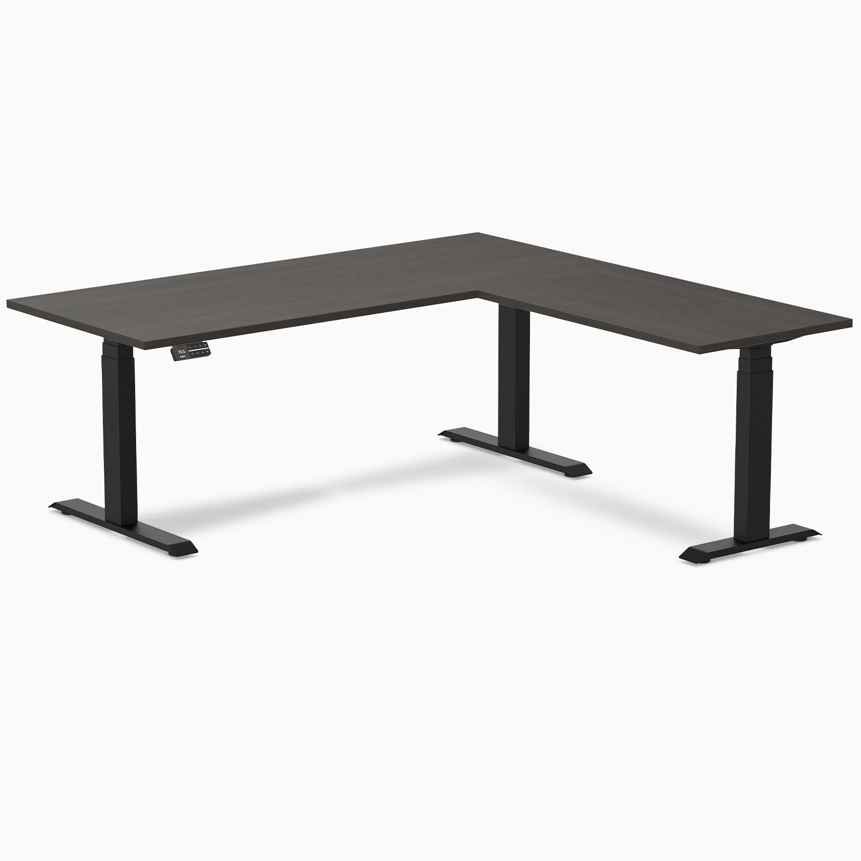 Desky Eco L-Shape Melamine Sit Stand Desk - Image 48