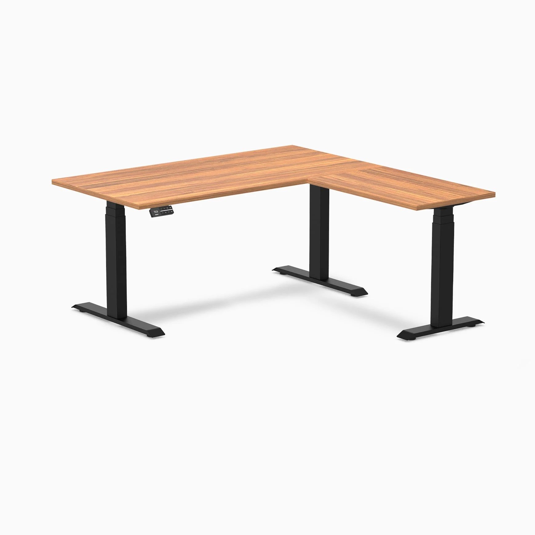 Desky Eco L-Shape Melamine Sit Stand Desk - Image 50