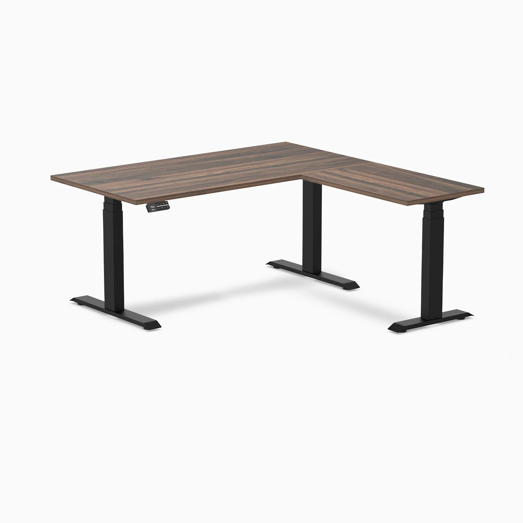 Desky Eco L-Shape Melamine Sit Stand Desk - Image 54