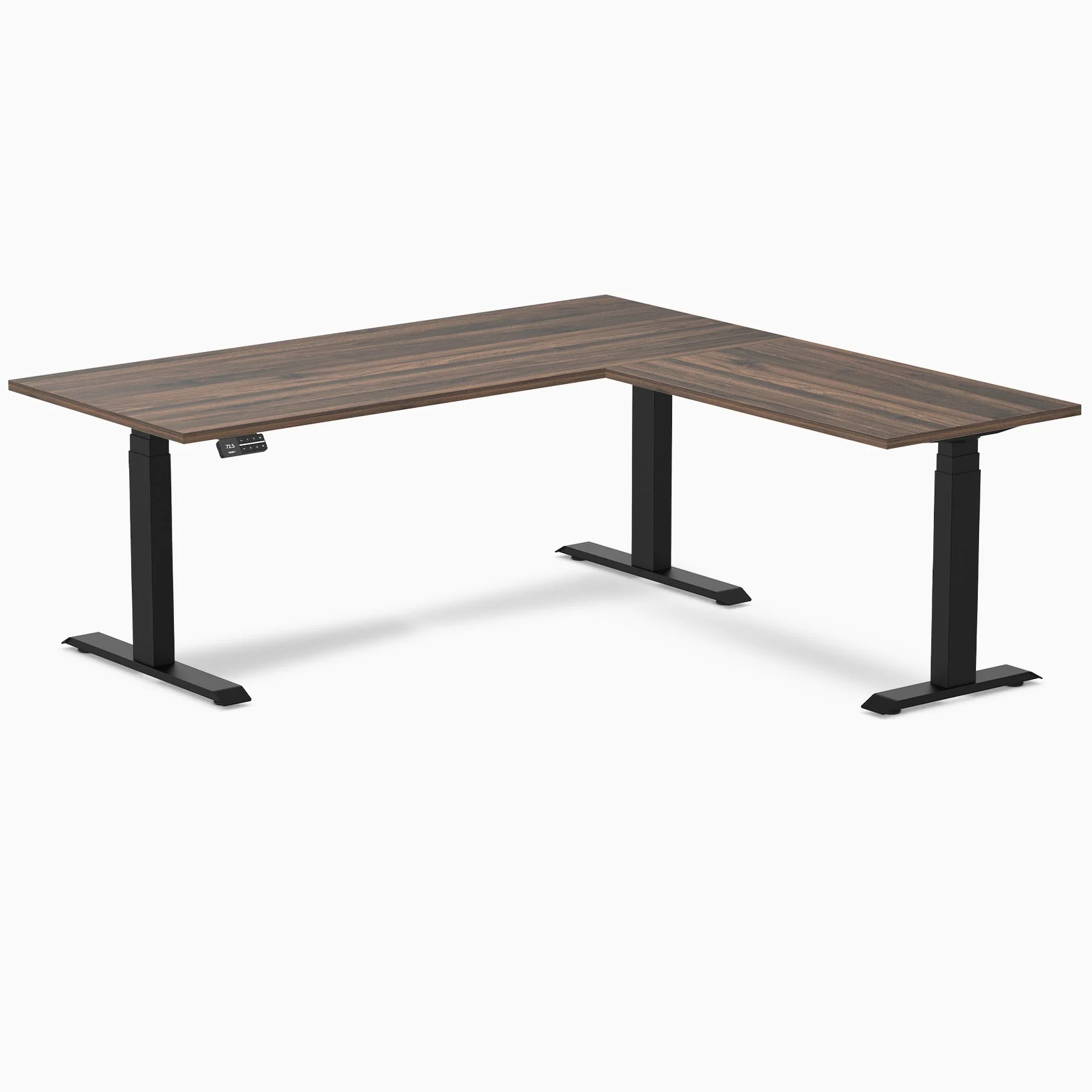 Desky Eco L-Shape Melamine Sit Stand Desk - Image 56