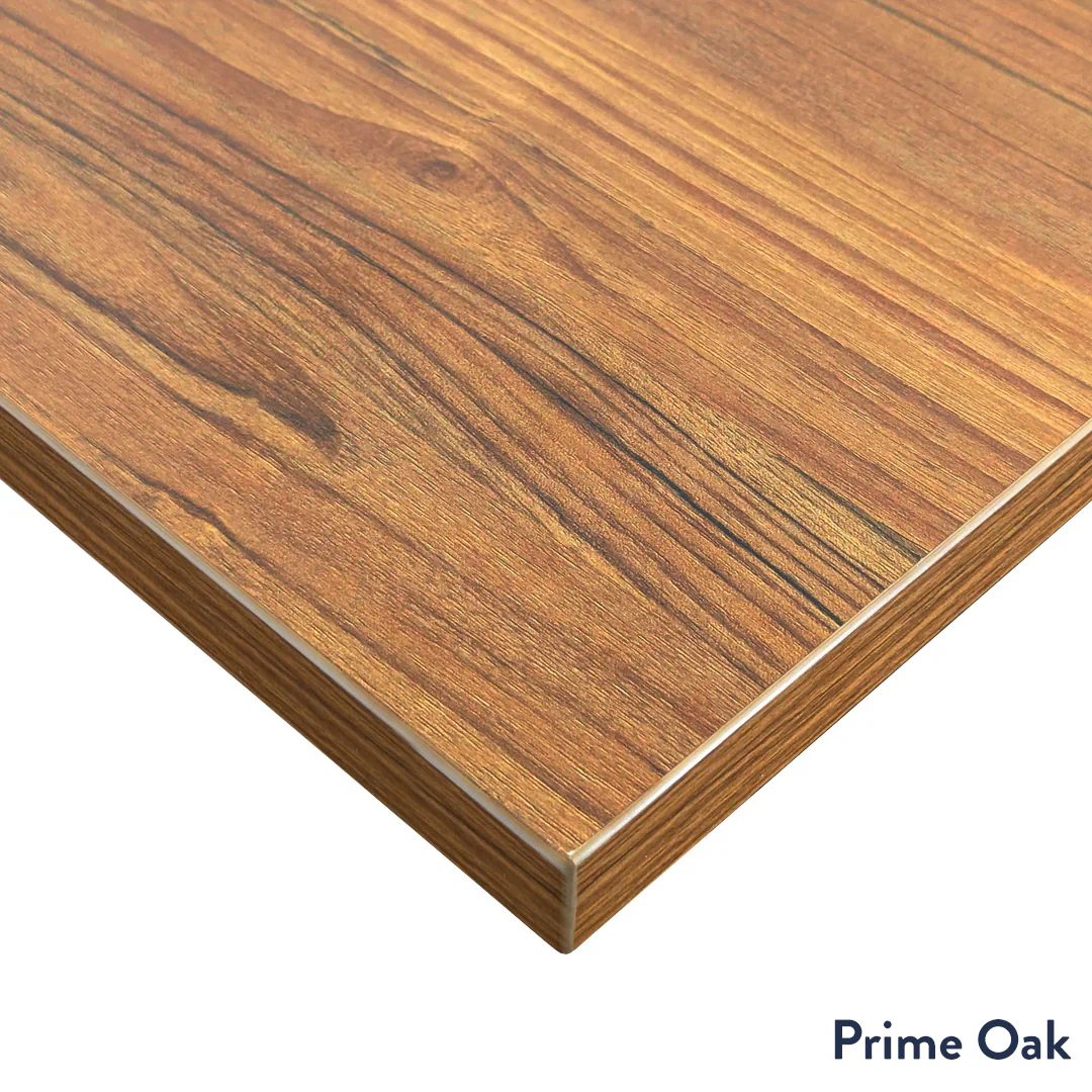 Desky Eco L-Shape Melamine Sit Stand Desk - Image 9