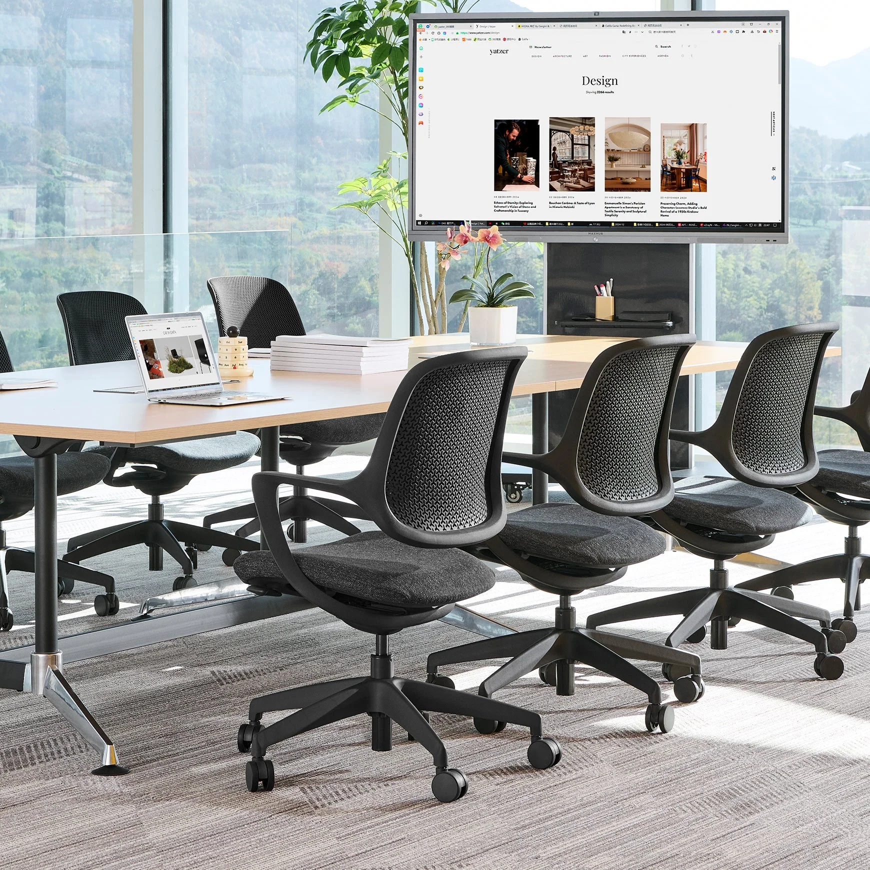Desky Evoque Low Back Office Chair - Image 14