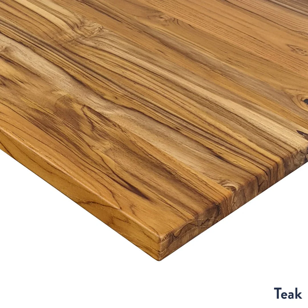 Desky Hardwood L-Shape Sit Stand Desk - Image 8