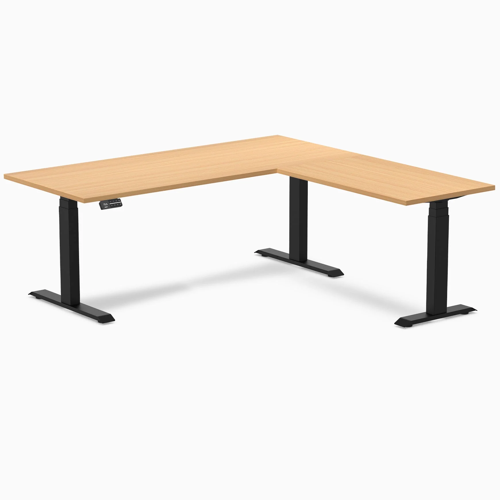 Desky L-Shape Melamine Sit Stand Desk - Image 113