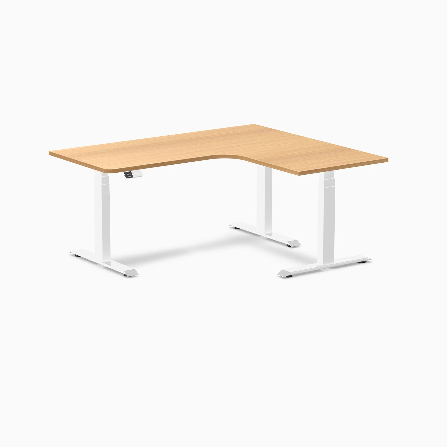 Desky L-Shape Melamine Sit Stand Desk - Image 117