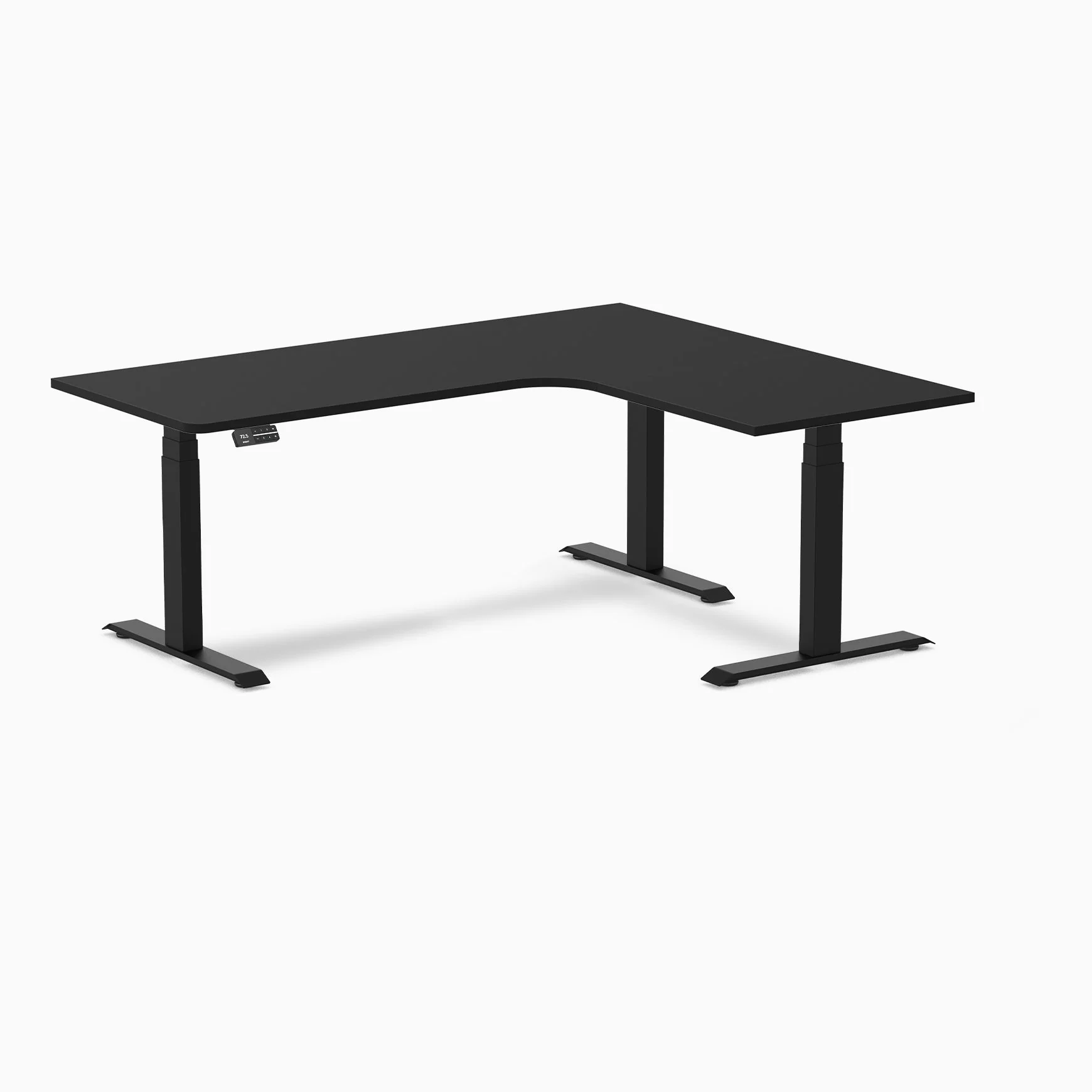 Desky L-Shape Melamine Sit Stand Desk - Image 52