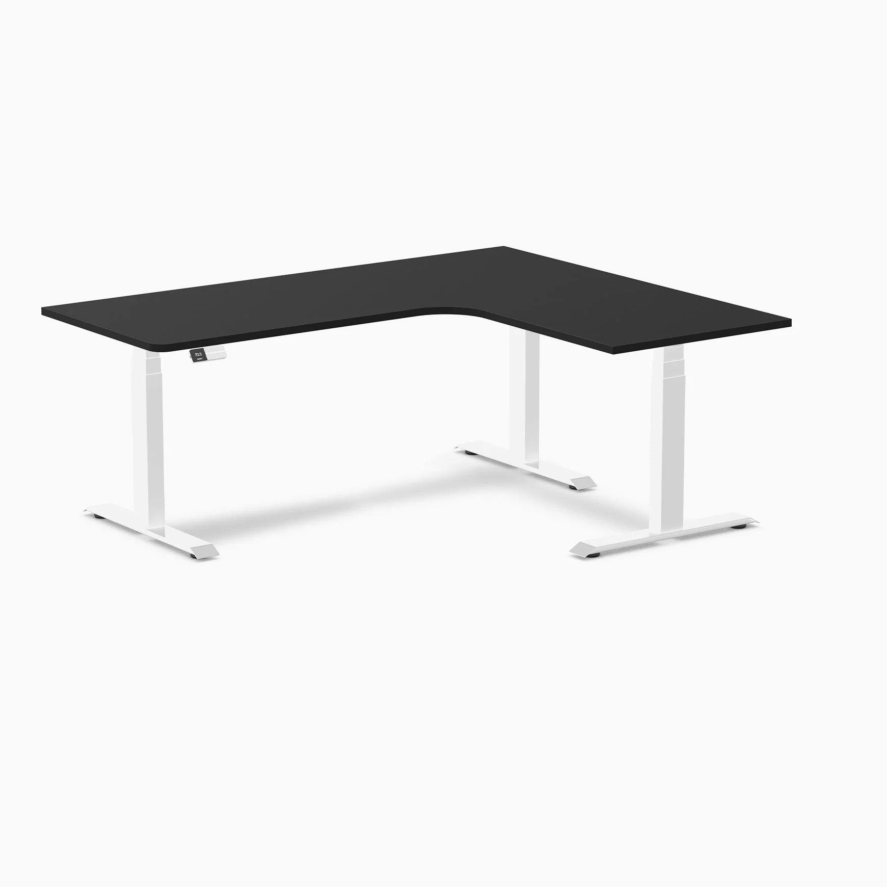 Desky L-Shape Melamine Sit Stand Desk - Image 53