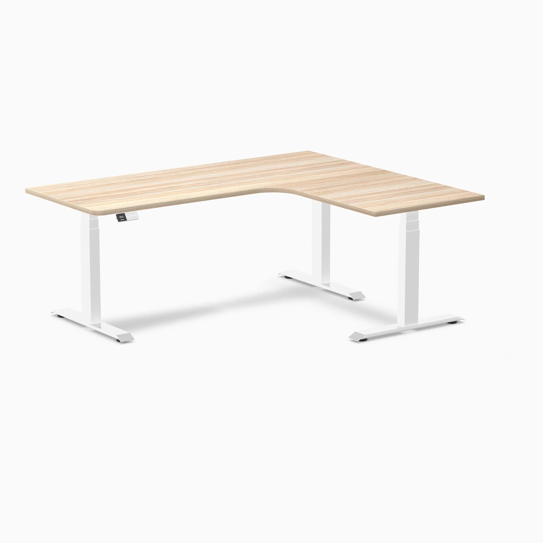Desky L-Shape Melamine Sit Stand Desk - Image 59