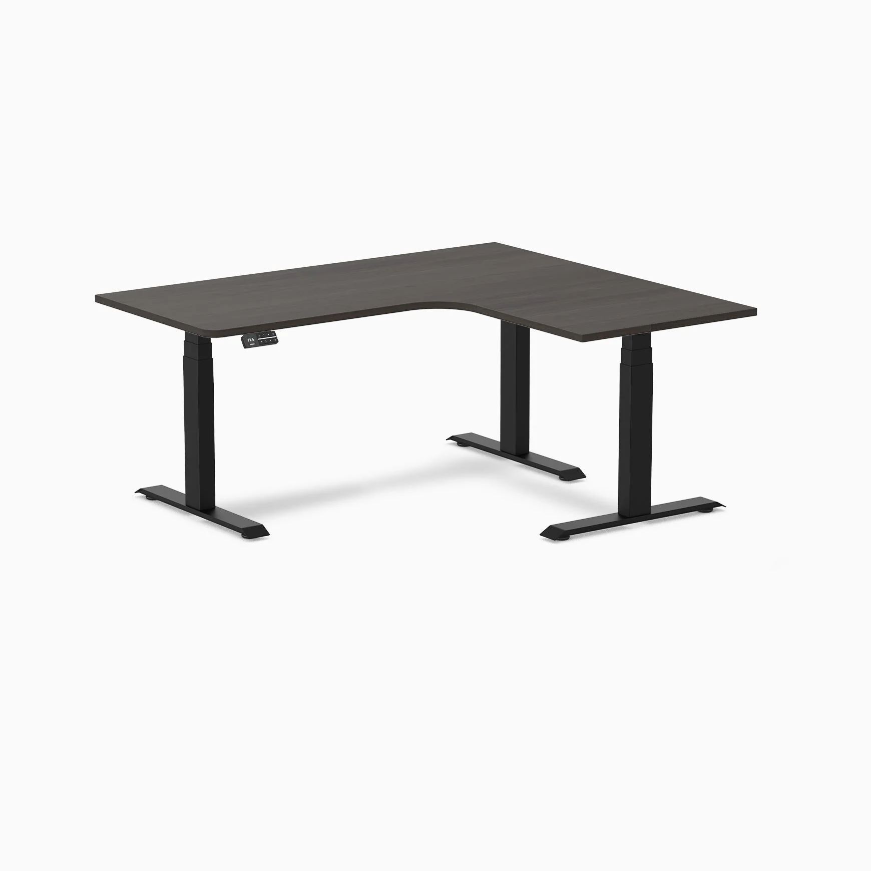 Desky L-Shape Melamine Sit Stand Desk - Image 68