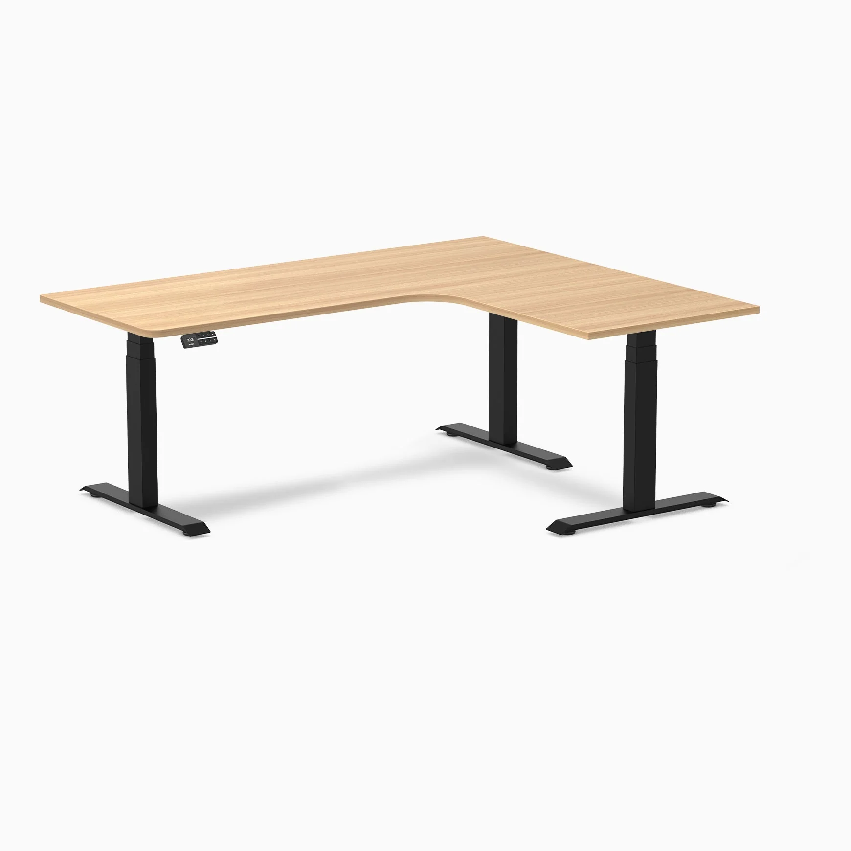 Desky L-Shape Melamine Sit Stand Desk - Image 88