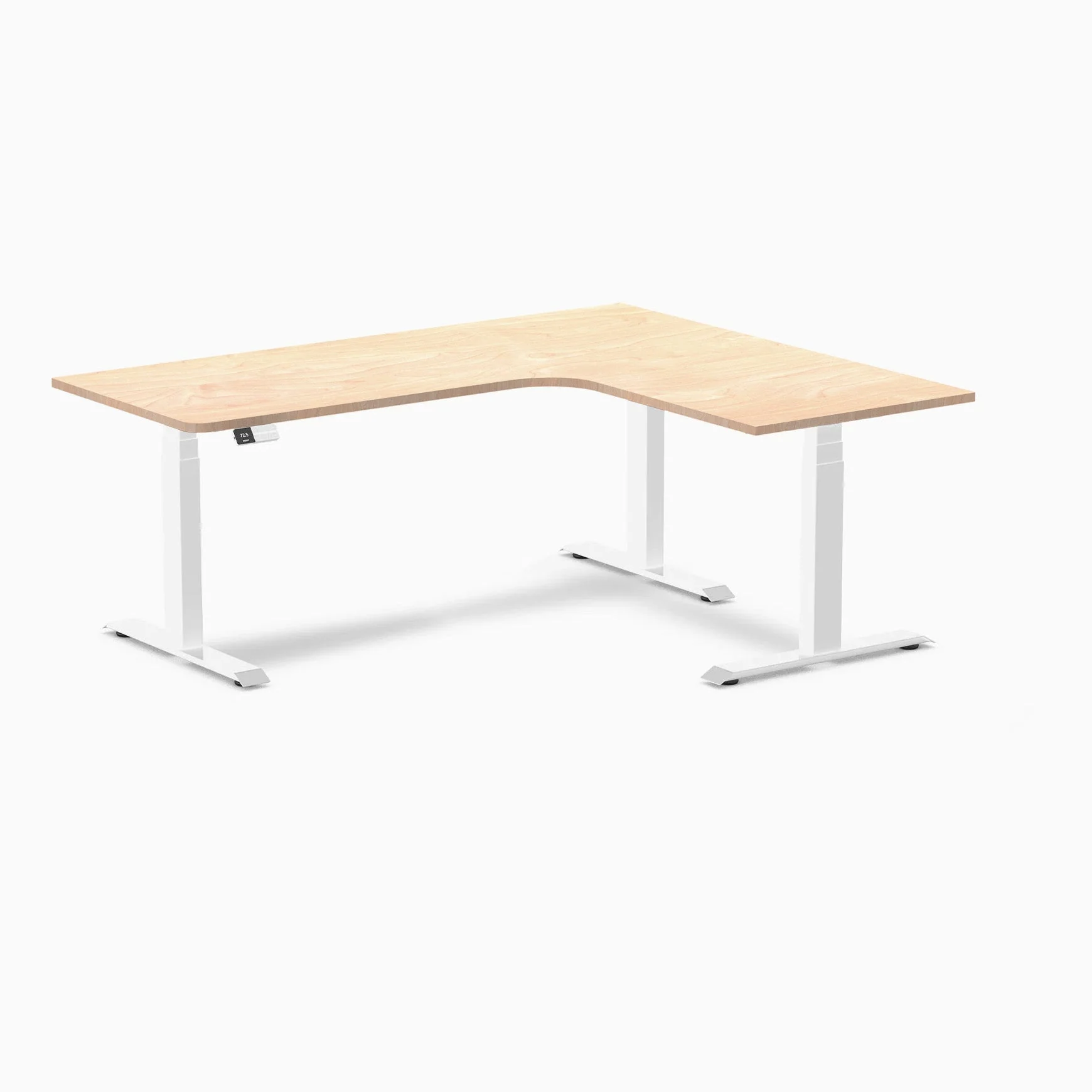 Desky L-Shape Melamine Sit Stand Desk - Image 96