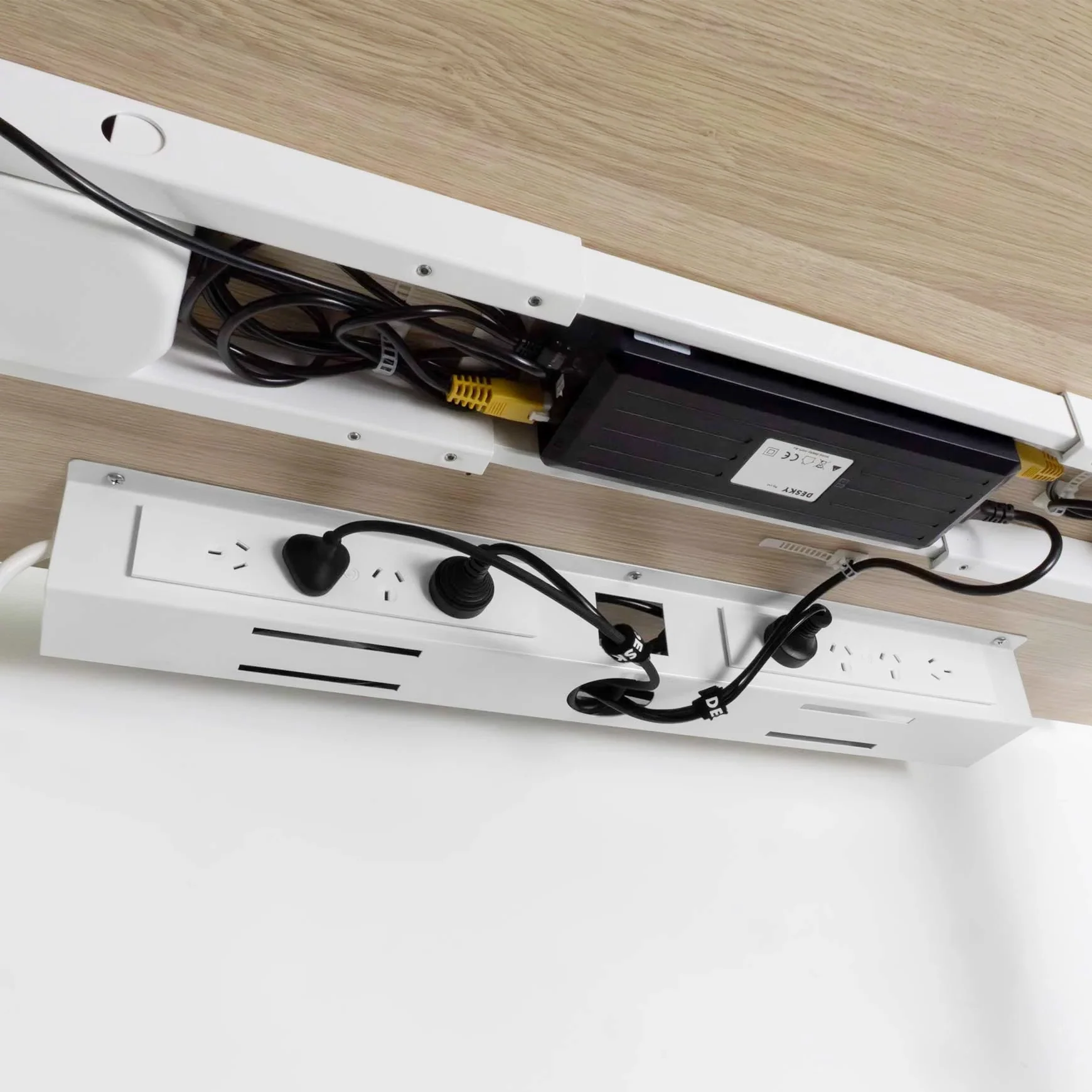 Desky Mini Cable & Power Tray - Image 6