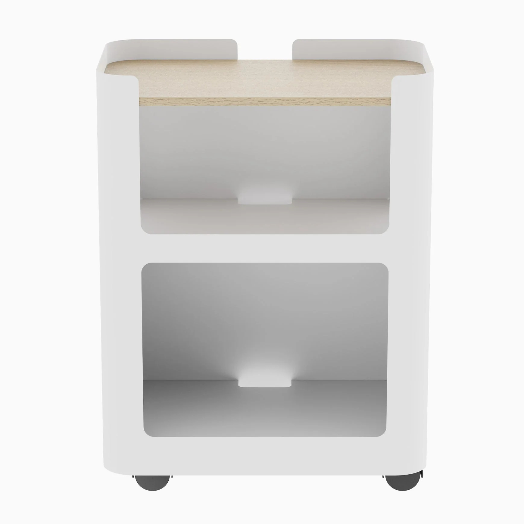 Desky Minimal Open Mobile Pedestal - Image 11