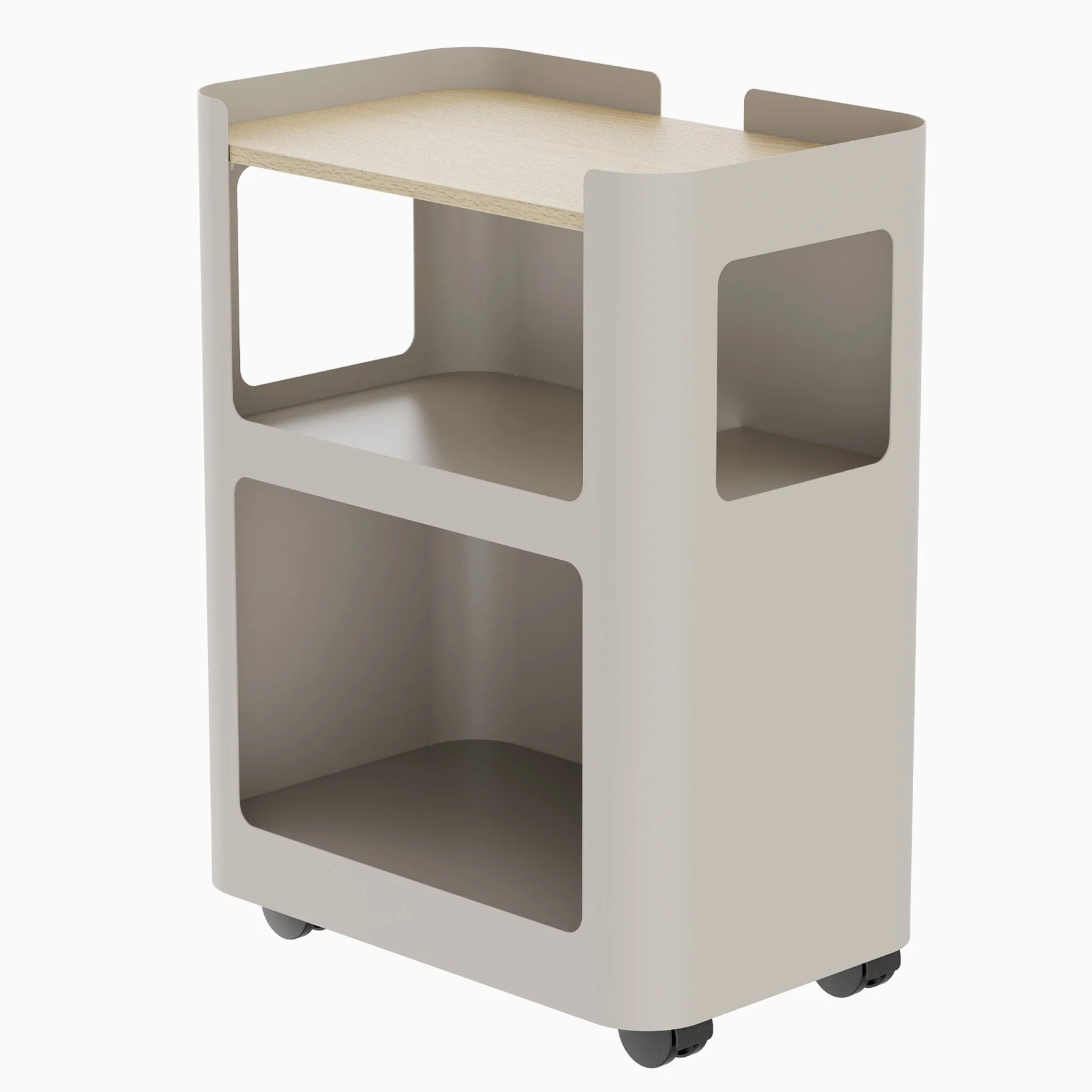 Desky Minimal Open Mobile Pedestal - Image 12