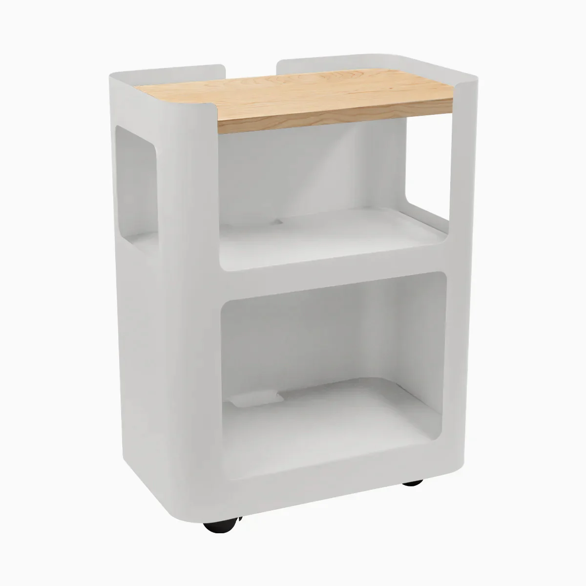 Desky Minimal Open Mobile Pedestal - Image 22