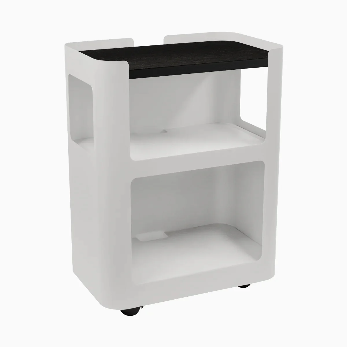 Desky Minimal Open Mobile Pedestal - Image 28