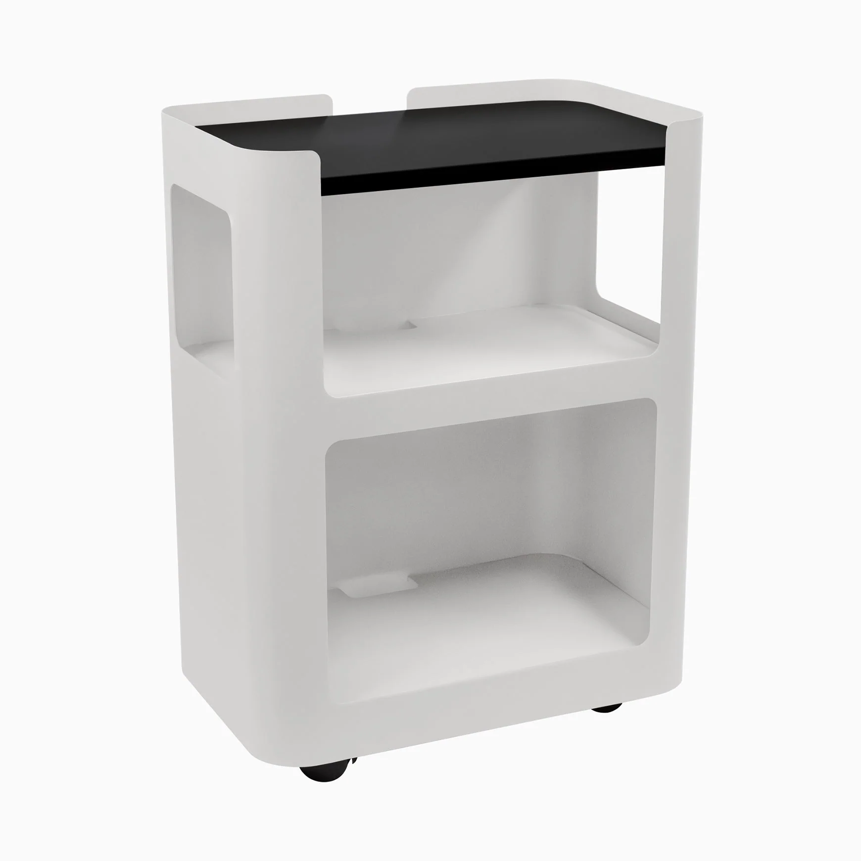 Desky Minimal Open Mobile Pedestal - Image 48