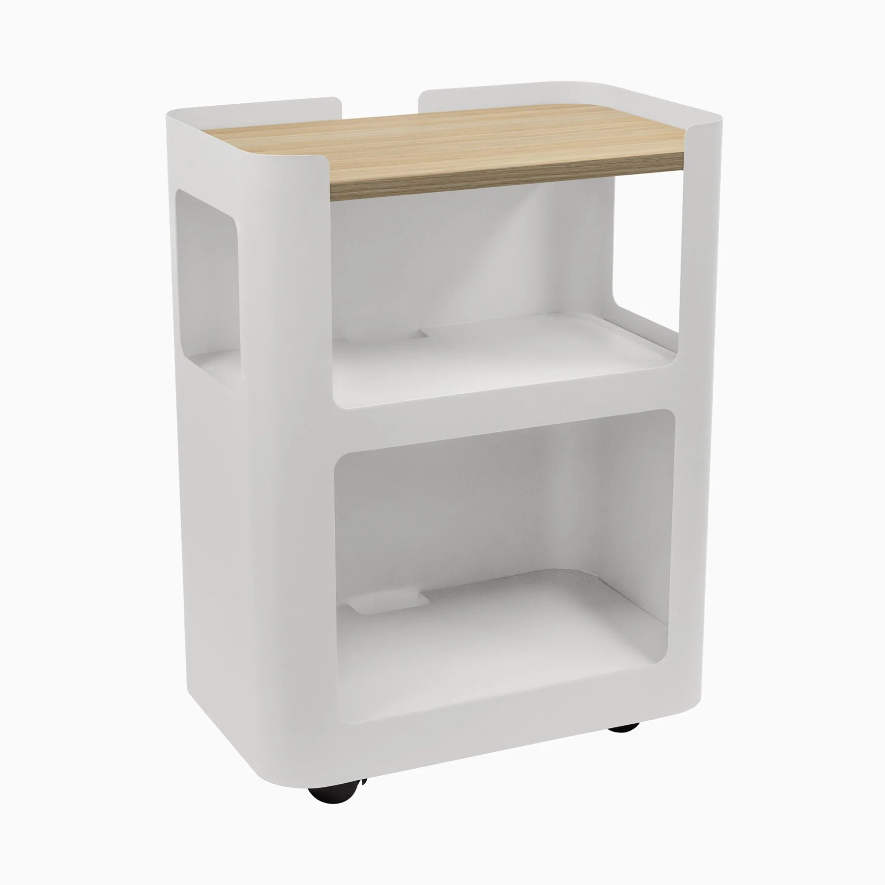 Desky Minimal Open Mobile Pedestal - Image 51
