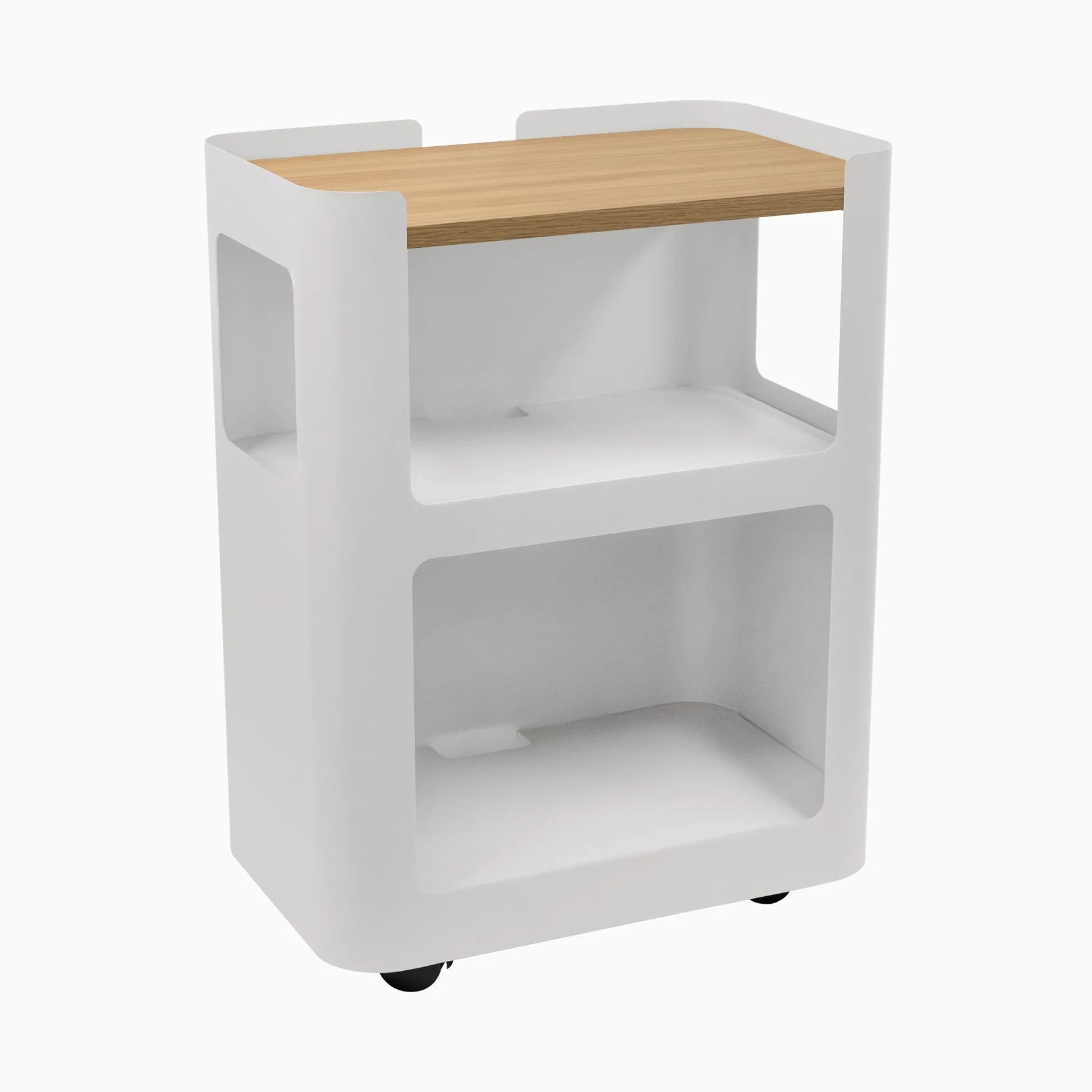 Desky Minimal Open Mobile Pedestal - Image 63