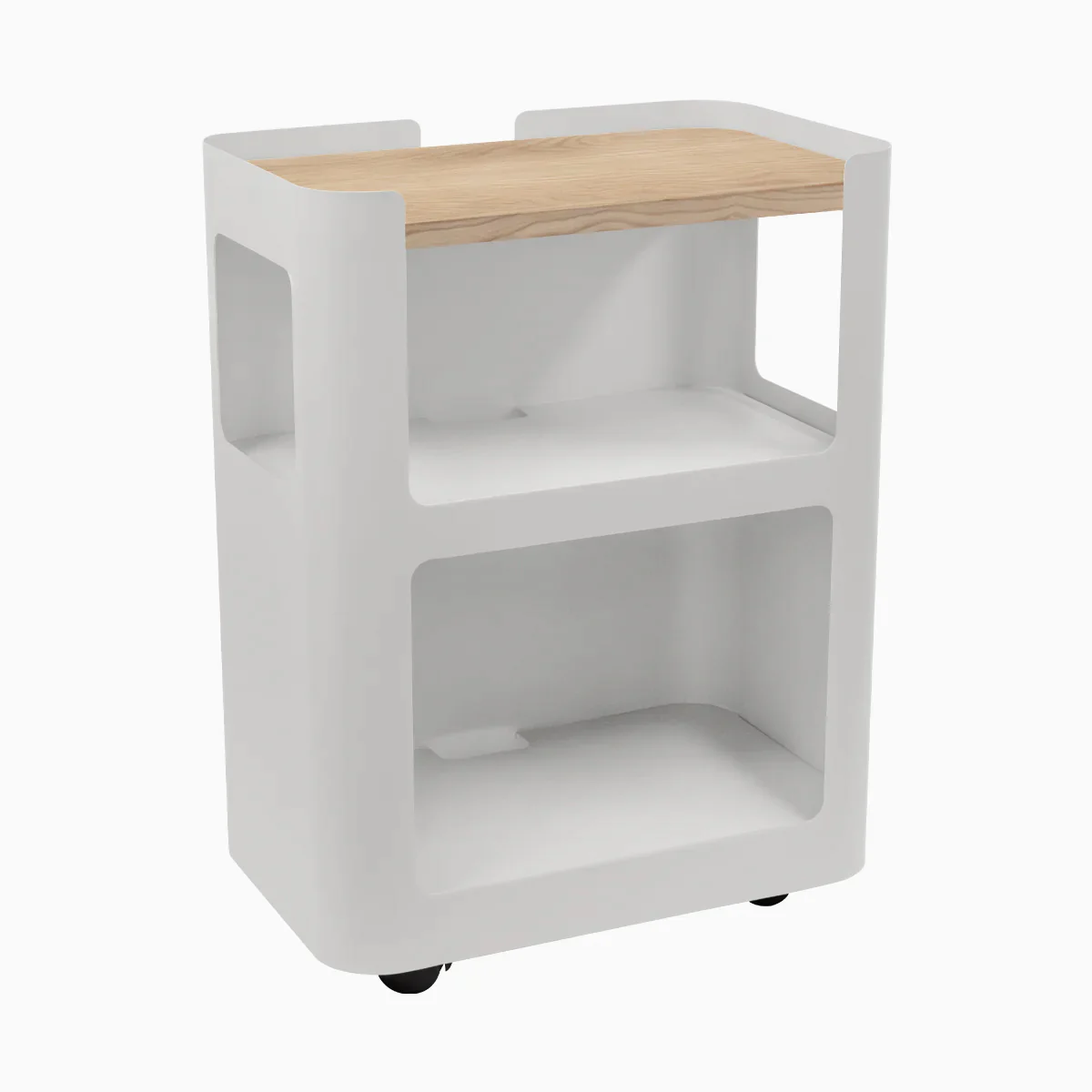Desky Minimal Open Mobile Pedestal - Image 75