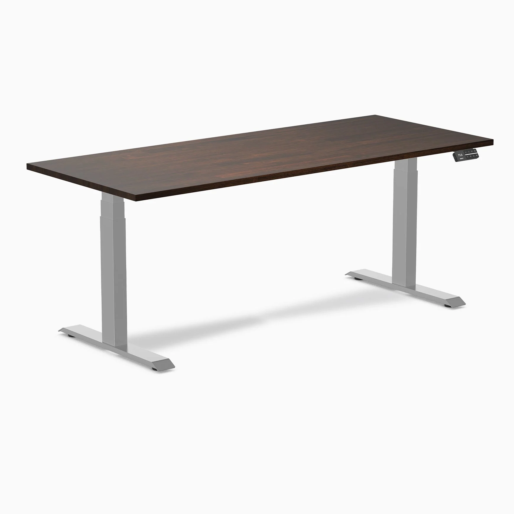 Desky Dual Rubberwood Sit Stand Desk - Image 37