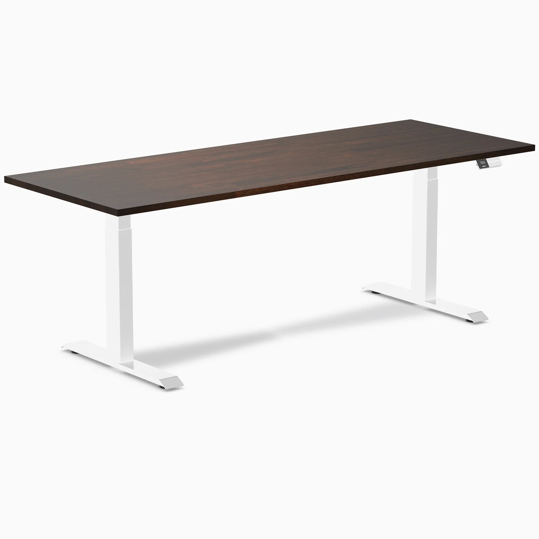 Desky Dual Rubberwood Sit Stand Desk - Image 39