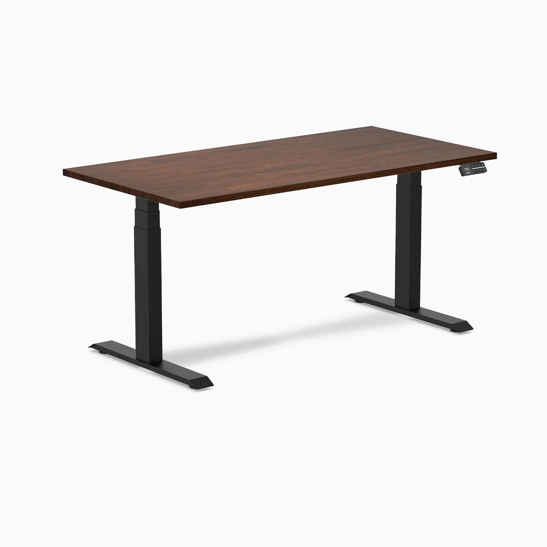 Desky Dual Rubberwood Sit Stand Desk - Image 44