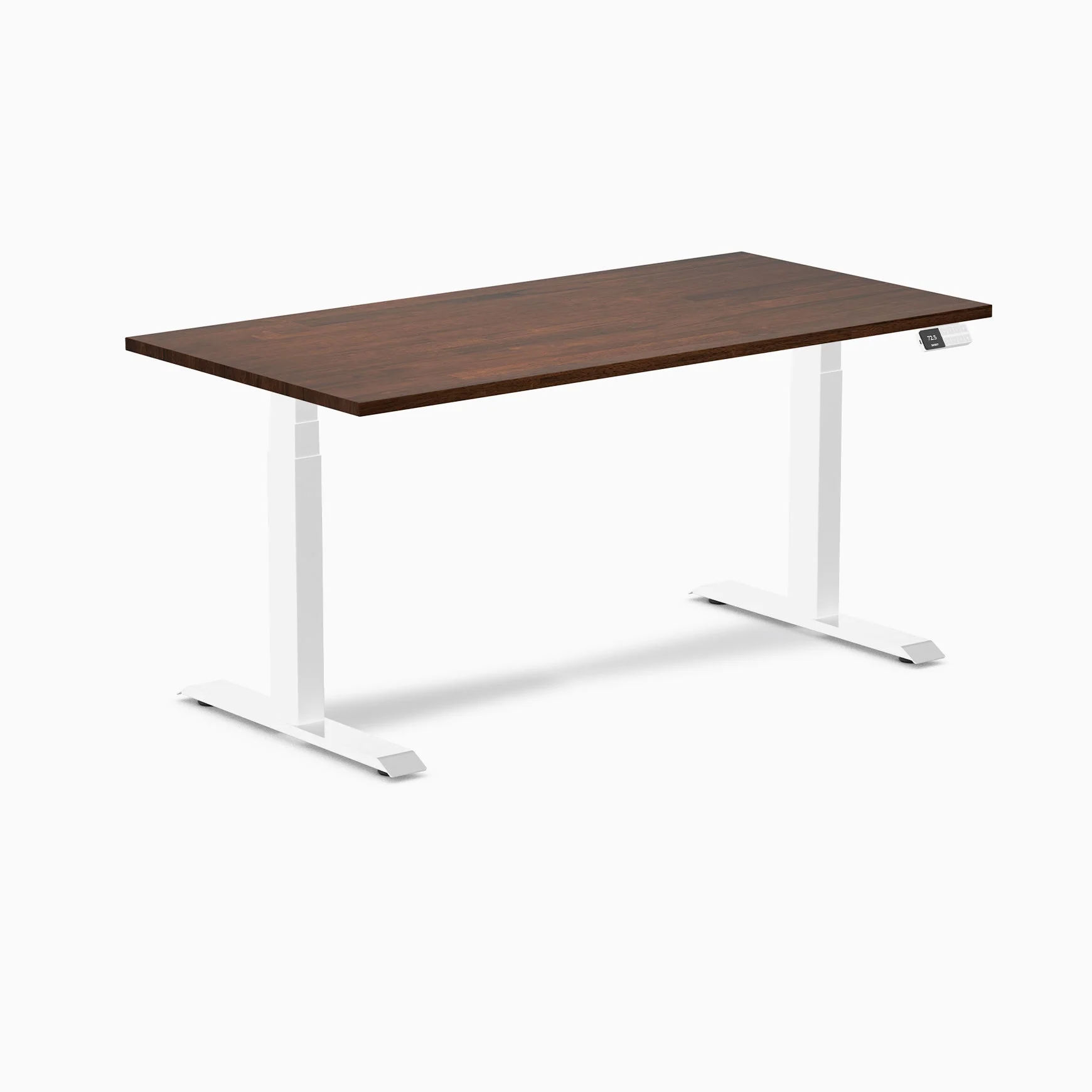 Desky Dual Rubberwood Sit Stand Desk - Image 45