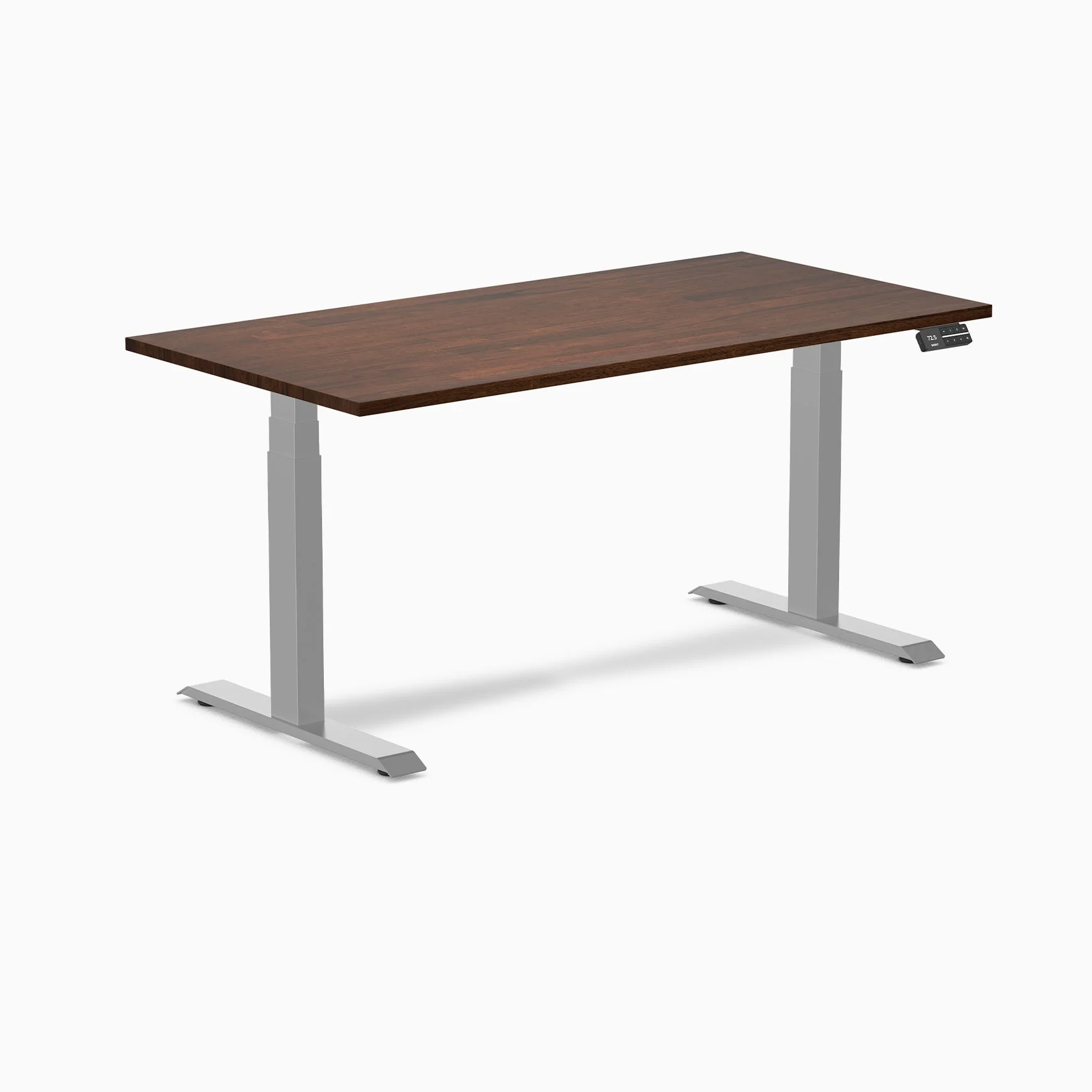 Desky Dual Rubberwood Sit Stand Desk - Image 46