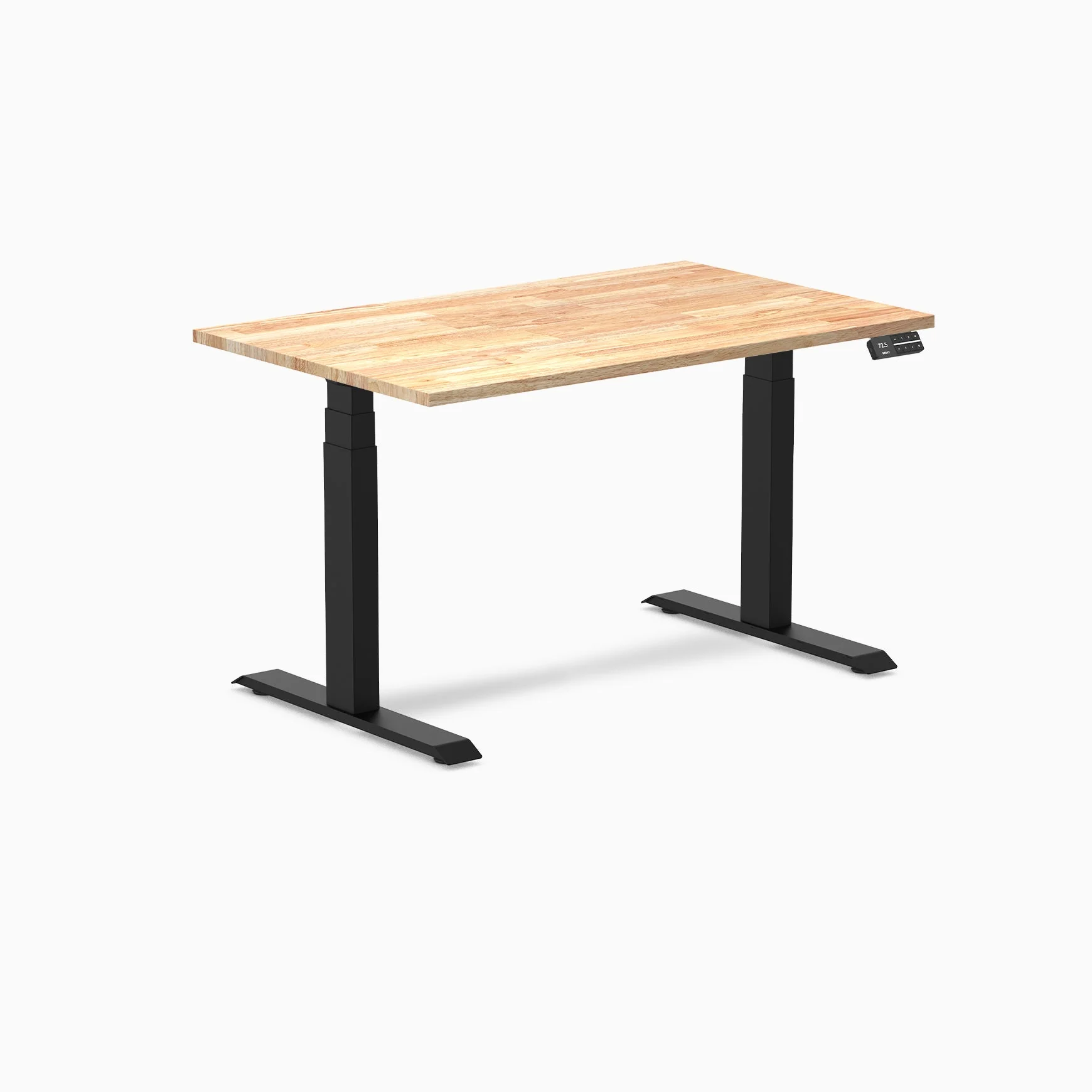 Desky Dual Rubberwood Sit Stand Desk - Image 53
