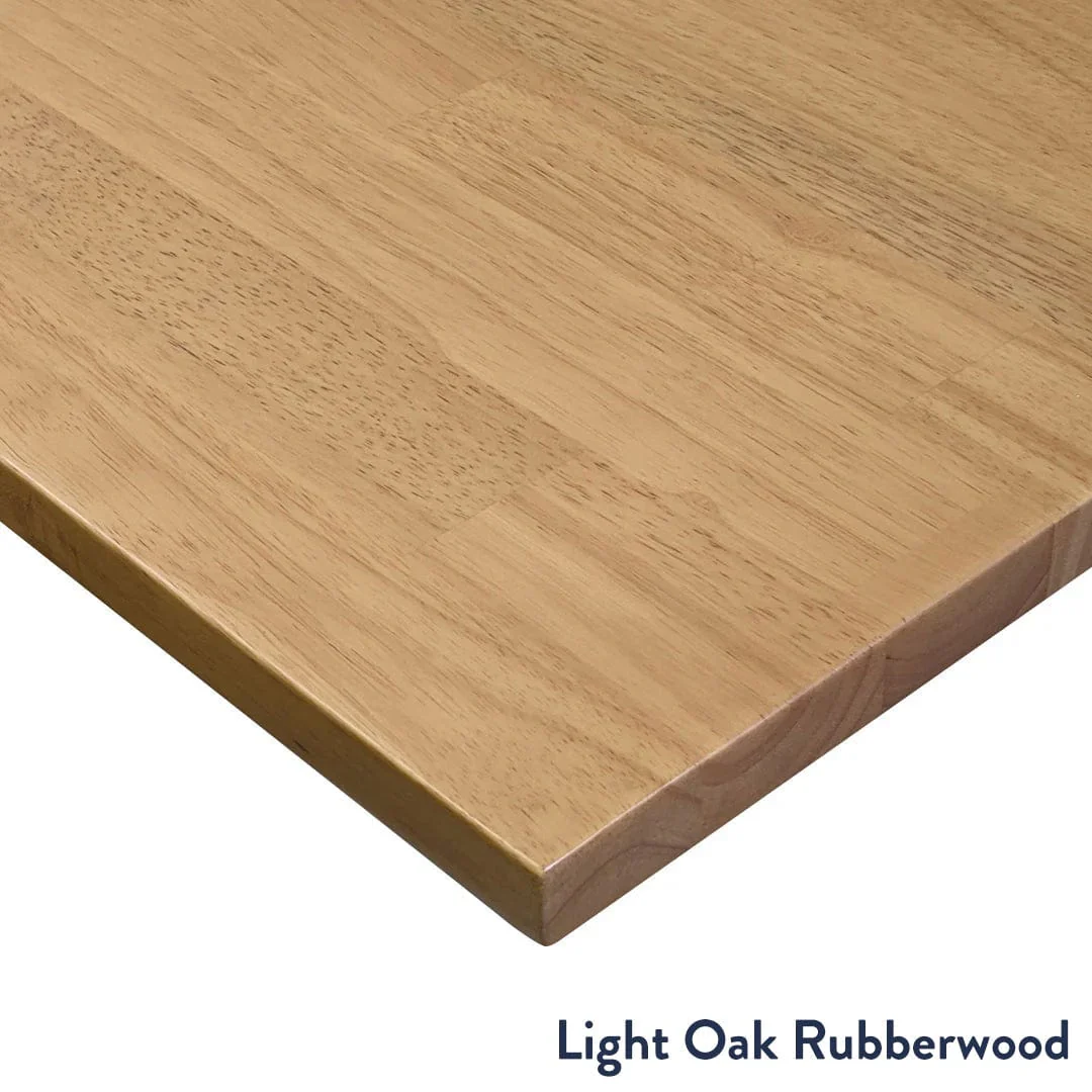 Desky Dual Rubberwood Sit Stand Desk - Image 7