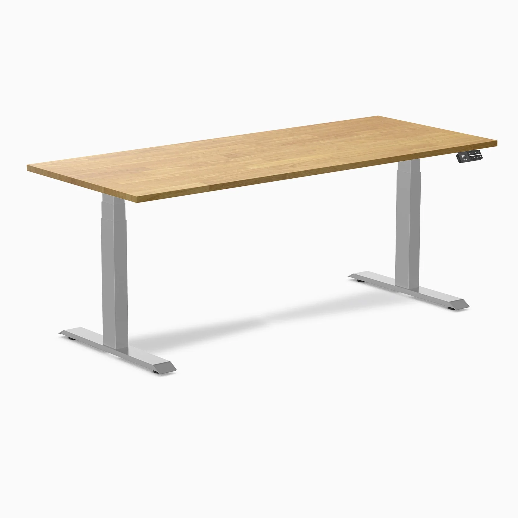 Desky Dual Rubberwood Sit Stand Desk - Image 73
