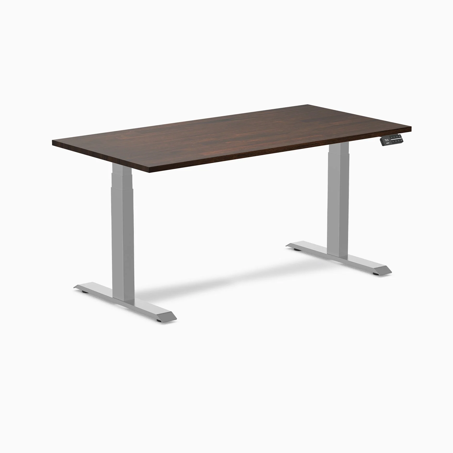 Desky Dual Rubberwood Sit Stand Desk - Image 79