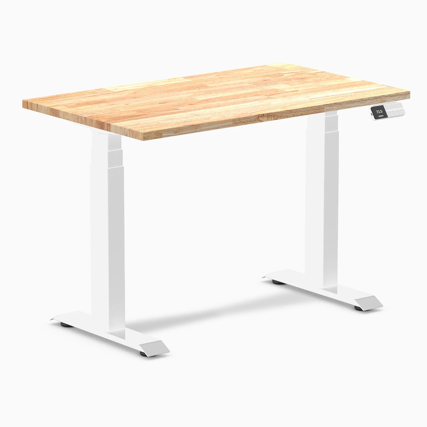 Desky Dual Mini Rubberwood Sit Stand Desk - Image 55