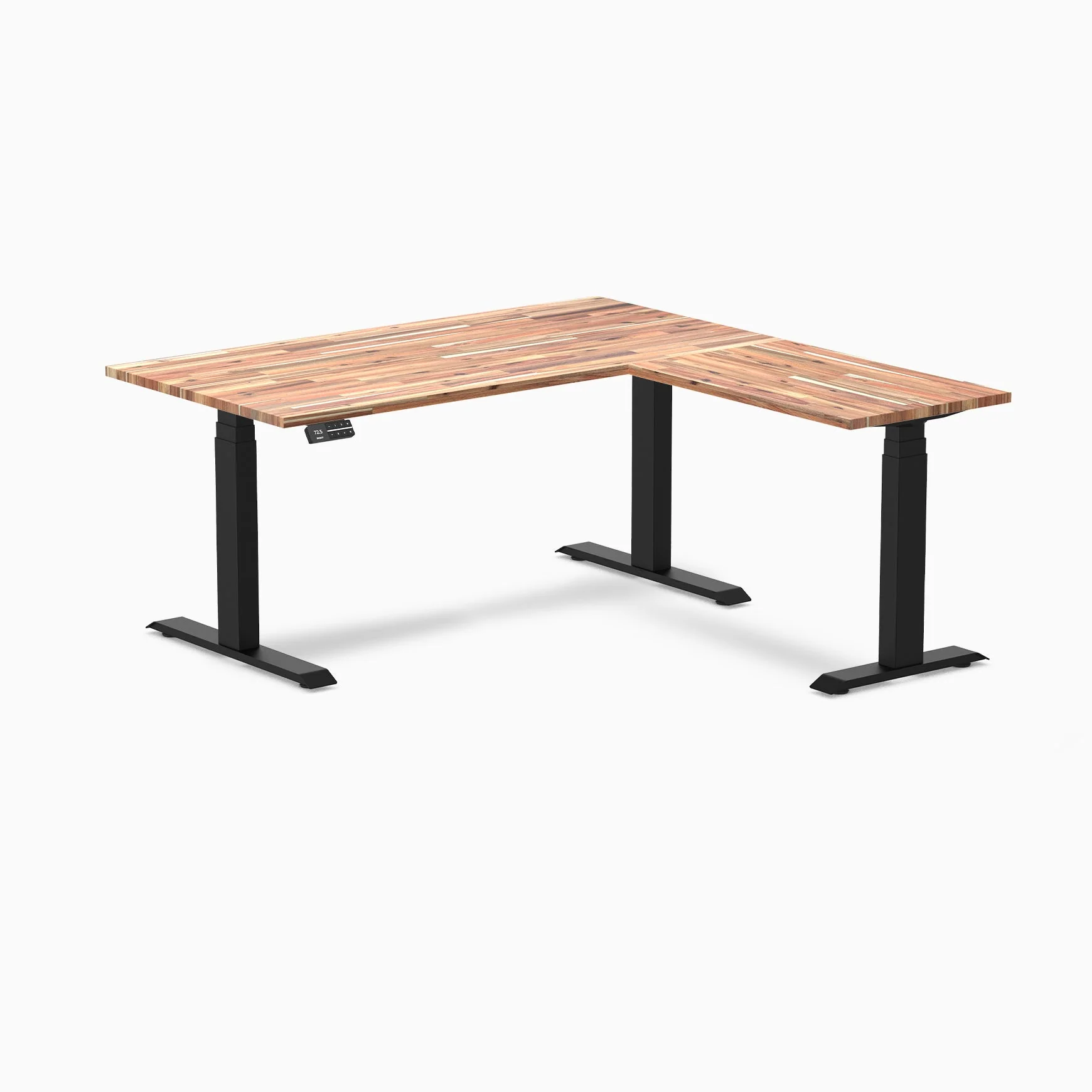 Desky Softwood L-Shape Sit Stand Desk - Image 8