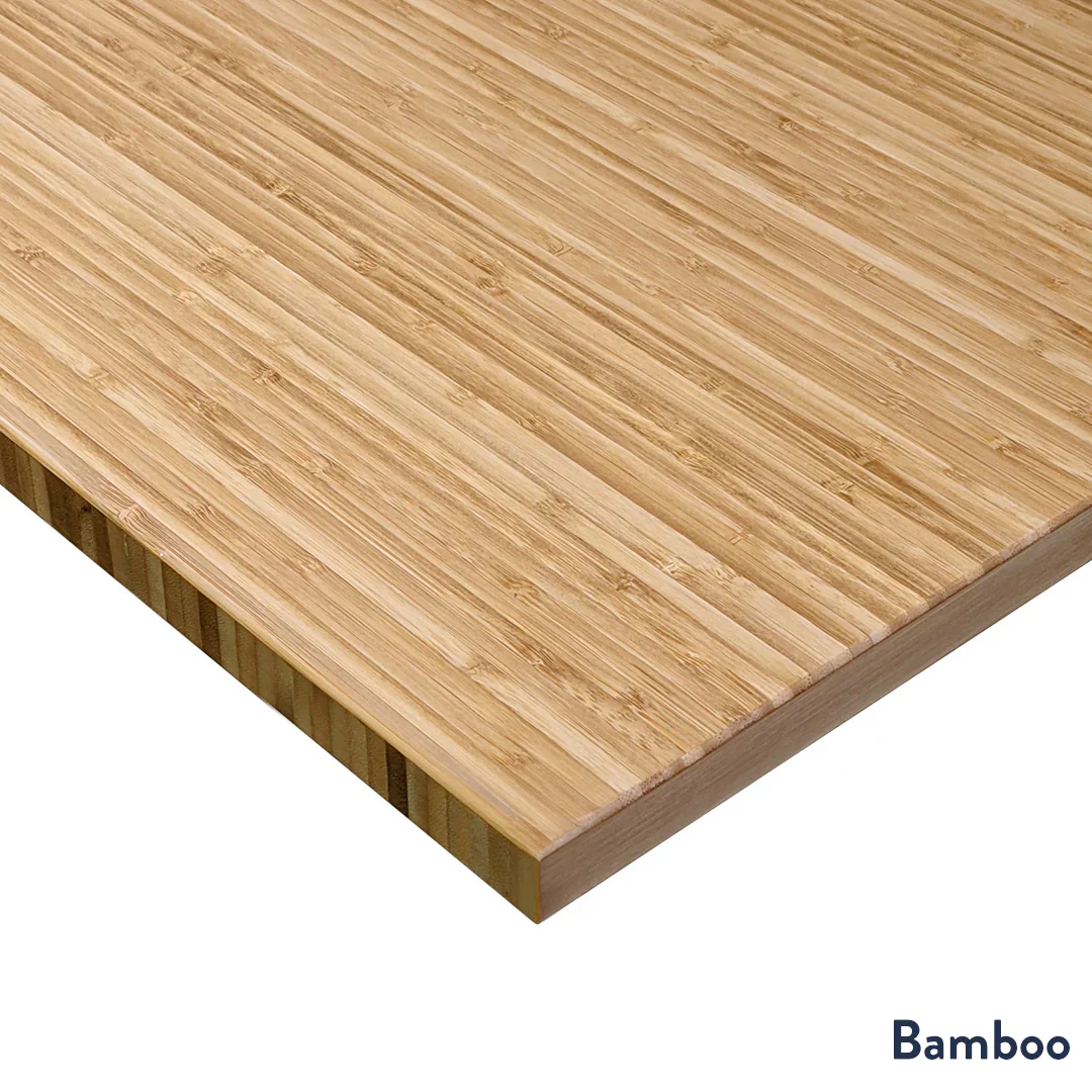 Desky Zero Mini Bamboo Office Desk - Image 3