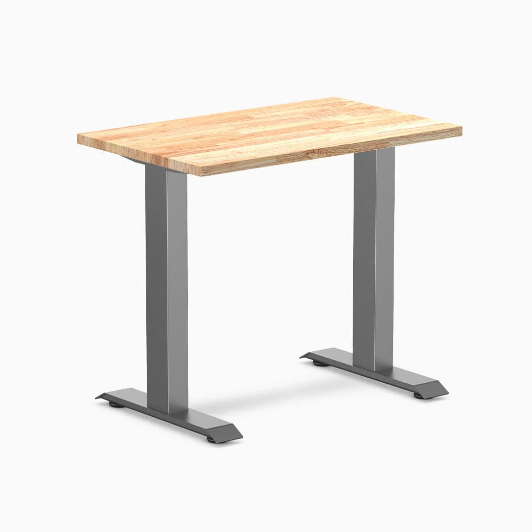 Desky Zero Mini Rubberwood Office Desk - Image 15