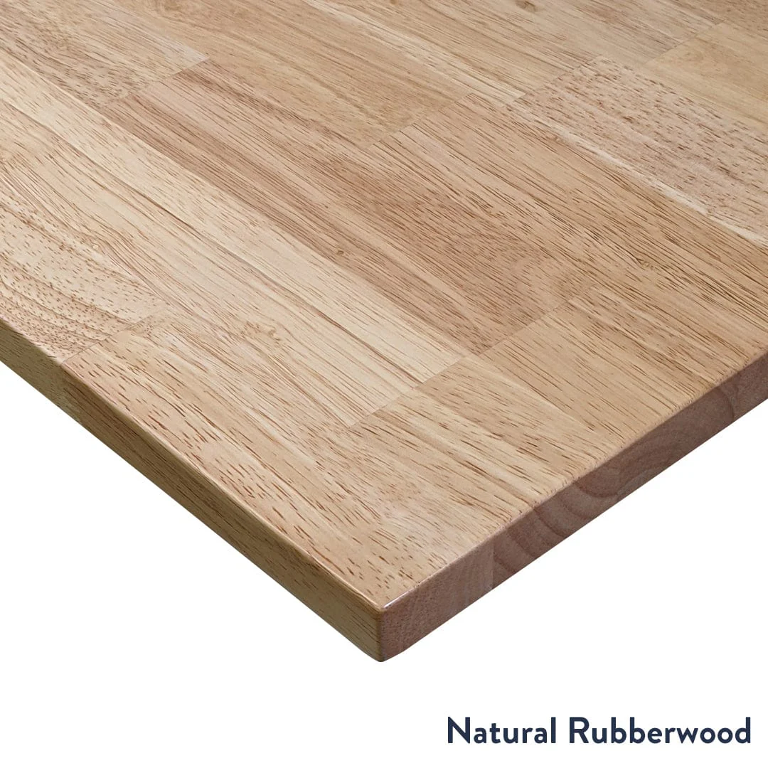 Desky Zero Mini Rubberwood Office Desk - Image 6